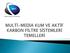 MEKANİK FİLTRASYON PARTİKÜL GİDERİMİ MULTİ MEDYA FİLTRASYONU AKM, BULANIKLIK GİDERİMİ AKTİF KARBON FİLTRE KLOR, KOKU, TAD VE ORGANİK MADDE GİDERİMİ