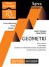 GEOMETRİ. kpss SORU. Önce biz sorduk. Güncellenmiş Yeni Baskı. Genel Yetenek Genel Kültür. 120 Soruda 83