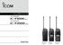 KULLANIM KILAVUZU VHF TELSİZLERİ. if1000 Serisi UHF TELSİZLERİ. if2000 Serisi. Ekransız tip Basit tip 10 tuşlu tip IC-F2000 IC-F2000S IC-F2000T