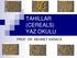 TAHILLAR (CEREALS) YAZ OKULU PROF. DR. MEHMET KARACA