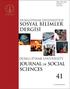 DUMLUPINAR ÜNİVERSİTESİ SOSYAL BİLİMLER DERGİSİ DUMLUPINAR UNIVERSITY JOURNAL OF SOCIAL SCIENCES DPUJSS. Sayı: 41 Temmuz Number 41 July 2014