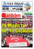 19 Mayıs'ta 98. Yıl Coşkusu