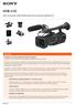 HVR-V1E. Three 1/4-inch type 3 ClearVid CMOS sensors HDV camcorder recording HD / SD. Genel Bakış