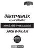 ÖABS ÖĞRETMENLİK ALAN BİLGİSİ. DİN KÜLTÜRÜ ve AHLAK BİLGİSİ SORU BANKASI. Türkiyenin Eğitim Markası Öğretmenlik Alan Uzmanı