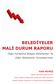 BELEDİYELER MALİ DURUM RAPORU