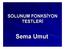 SOLUNUM FONKSİYON TESTLERİ. Sema Umut