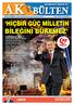 LİDER BİZ BİRLİKTE TÜRKİYE YİZ AK PARTİ İSTANBUL İL SİYASİ VE HUKUKİ İŞLER BAŞKANLIĞI TEŞKİLAT İÇİ HAFTALIK BÜLTENİ