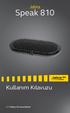 Jabra. Speak 810. Kullanım Kılavuzu