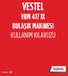 VESTEL VBM 417 IX BULAŞIK MAKİNESİ KULLANIM KILAVUZU 2 YIL GARANTİ