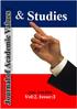 Journal of Academic Values Studies (JAVS)