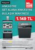 ANKASTRE SET ALANA ANKASTRE BULAŞIK MAKİNESİ