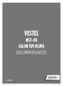 VESTEL NST-48 SALON TİPİ KLİMA KULLANIM KILAVUZU 2 YIL