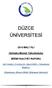 DÜZCE ÜNİVERSİTESİ 2016 MALİ YILI. (Gölyaka Meslek Yüksekokulu) BİRİM FAALİYET RAPORU. Üst Yönetici: (Yrd.Doç.Dr. Oğuz KARA Yüksekokul Müdürü )