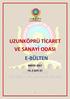 UZUNKÖPRÜ TİCARET VE SANAYİ ODASI E-BÜLTEN MAYIS 2017 YIL 2 SAYI 27