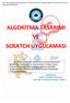 ALGORİTMA TASARIMI VE SCRATCH UYGULAMASI