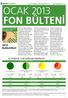 OCAK 2013 FON BÜLTENİ