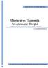 Uluslararası Ekonomik Araştırmalar Dergisi INTERNATIONAL JOURNAL OF ECONOMIC STUDIES