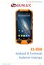 Sunlux XL-868 Kullanım Kılavuzu. XL-868 Android El Terminali Kullanım Kılavuzu.  S:1