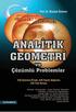 ANALİTİK GEOMETRİ VE ÇÖZÜMLÜ PROBLEMLER. Matrisler - Determinant Lineer Denklem Sistemleri - Vektörler Uzayda Doğru Denklemi - Uzayda Düzlem Denklemi