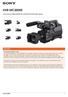 HXR-MC2000E. 1/4 inç Exmor R CMOS sensörlü HD / SD NXCAM AVCHD video kamera. Genel Bakış