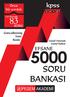 kpss Önce biz sorduk 120 Soruda 83 SORU Güncellenmiş Yeni Baskı Genel Yetenek Genel Kültür EFSANE 5000 SORU BANKASI