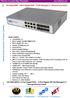 CLR-SWG-88FM # 8-Port Gigabit RJ Port Gigabit SFP Slot Managed L2+ Omurga Ethernet Switch