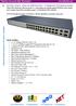 CLR-SWF-2422P # 24Port 10/100M RJ45 POE + 2*Gigabit SFP/RJ45 Ethernet Switch