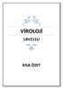 VİROLOJİ LBV211U KISA ÖZET