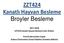 ZZT424 Kanatlı Hayvan Besleme Broyler Besleme