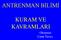 ANTRENMAN BİLİMİ KURAM VE KAVRAMLARI. Okutman Çınar Yazıcı