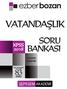 ezberbozan VATANDAŞLIK SORU BANKASI KPSS 2018 tamamı çözümlü ÖNCE BİZ SORDUK 120 soruda SORU