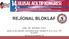 REJĠONAL BLOKLAR UZM. DR. MEHMET YİĞİT SAĞLIK BİLİMLERİ ÜNİVERSİTESİ HASEKİ E.A.H. ACİL TIP KLİNİĞİ 20/04/2018 ANTALYA