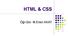 HTML & CSS. Öğr.Gör. M.Ersin AKAY