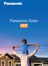 Panasonic Solar. TM Fotovoltaik Modül
