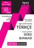 kpss Önce biz sorduk 120 Soruda 85 SORU Güncellenmiş Yeni Baskı Genel Yetenek Genel Kültür Lise ve Ön Lisans TÜRKÇE Tamamı Çözümlü SORU BANKASI