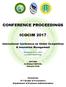 CONFERENCE PROCEEDINGS ICGCIM 2017