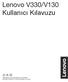 Lenovo V330/V130 Kullanıcı Kılavuzu