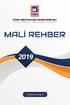 MALİ REHBER 2019 MALİ REHBER 1