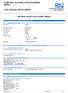 FURFURYL ALCOHOL FOR SYNTHESIS MSDS