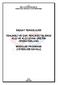 İNŞAAT TEKNOLOJİSİ TEHLİKELİ VE ÇOK TEHLİKELİ İŞLERDE ALÇI VE ALÇI LEVHA ÜRETİM OPERATÖRLÜĞÜ MODÜLER PROGRAMI (YETERLİĞE DAYALI)