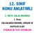 12. SINIF KONU ANLATIMLI. 3. ÜNİTE: DALGA MEKANİĞİ 1. Konu DALGALARDA KIRINIM, GİRİŞİM VE DOPPLER OLAYI ETKİNLİK VE TEST ÇÖZÜMLERİ