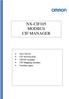 NX-CIF105 MODBUS CIF MANAGER. NX-CIF105 CIF MANAGER CIF105 Ayarları CIF Mapping yazılımı Yazılım yapısı