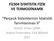 FİZ304 İSTATİSTİK FİZİK VE TERMODİNAMİK. Parçacık Sistemlerinin İstatistik Tanımlanması II