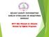 BÜLENT ECEVİT ÜNİVERSİTESİ SAĞLIK UYGULAMA VE ARAŞTIRMA MERKEZİ Güz Dönemi (2. Dönem) Hizmet İçi Eğitim Programı