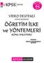 ÖĞRETİM İLKE ve YÖNTEMLERİ KONU ANLATIMLI