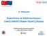 2. Oturum. Raporlama ve dokümantasyon: Enerji Sektörü Rapor Yazım Çalıştayı. Kesişen konular rapor yazım çalıştayı. X-X Mart 2016, Ankara Türkiye