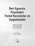 İleri Egzersiz Fizyolojisi: Temel Kavramlar ve Uygulamalar