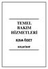 TEMEL BAKIM HİZMETLERİ