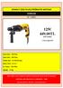 DEWALT (SDS-PLUS) PNÖMATİK MATKAP D25013K 1 = 3,40TL EROL TİCARET CIVATA & SOMUN VE BAĞLANTI ELEMANLARI TOPTAN SATIŞ VE PAZARLAMA