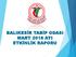 BALIKESİR TABİP ODASI MART 2018 AYI ETKİNLİK RAPORU